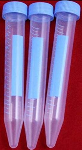 Case of 500 Polypropylene Centrifuge Tubes 15ml