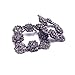 Hellery 2pcs Hebilla De Zapato De Cristal Clips De Zapatos para Mujer...