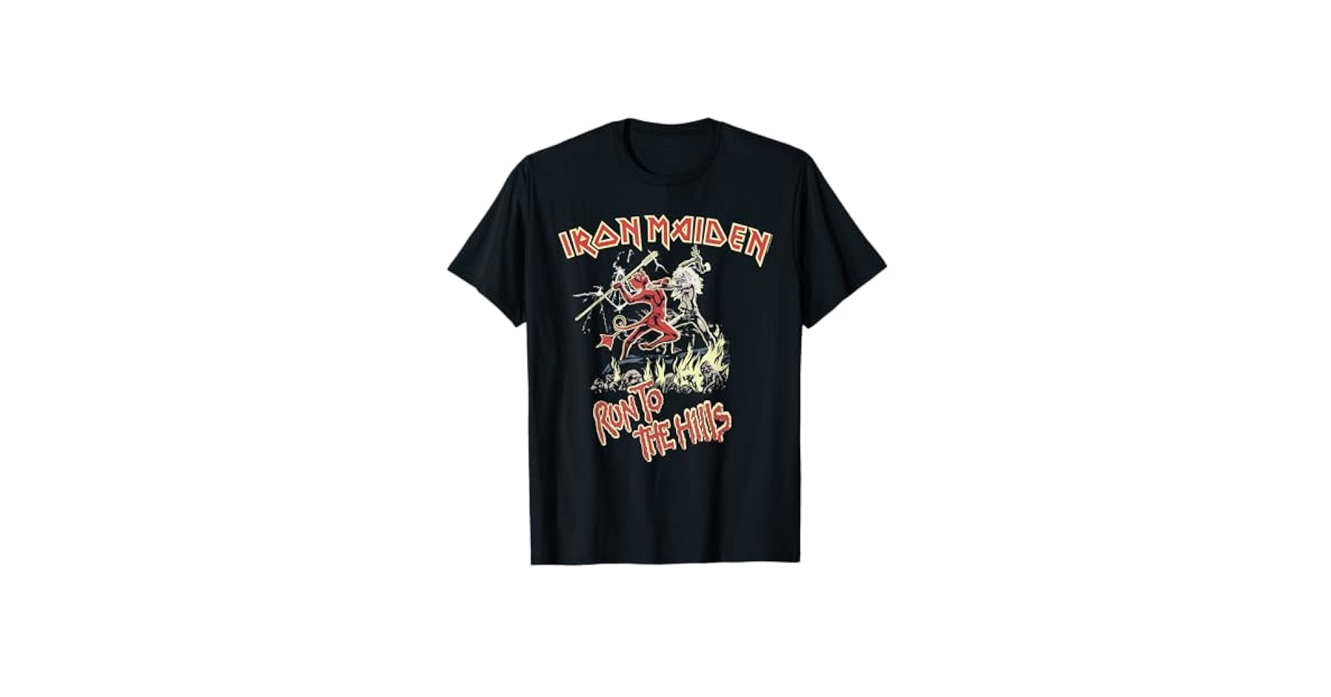 Amazon.com: Iron Maiden - Run to the Hills T-Shirt