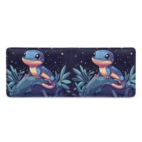 Image of Coldinair Lizard Kids Wallet for Boys Novelty Leather Boys Wallet for Kids 4-12,Cartoon Credit Card Cash Id Holder Cool Slim Bifold Small Coin Purses for Youth Teenager