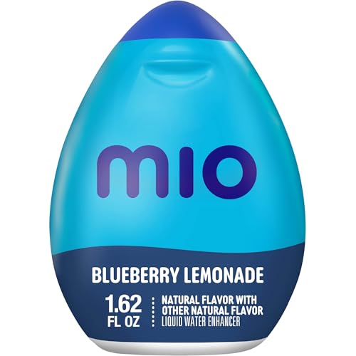 Image of MiO Liquid Water Enhancer for Sugar Free Flavored Hydration and Drink Mixing, Naturally Flavored Water Drops, Blueberry Lemonade, 1.62 Fluid Ounce (Pack of 6)