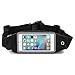 Running Belt for the iPhone 6 / 6S (4.7), iPhone 5, 5S, Samsung Galaxy S7 S6 S5 S4 Moto X, HTC One and more (Black)