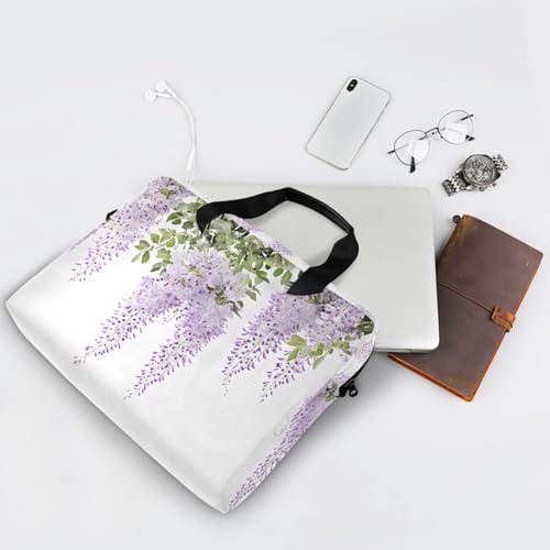 Maletín para portátil morado lavanda portátil 13-15.6 pulg miniatura 7