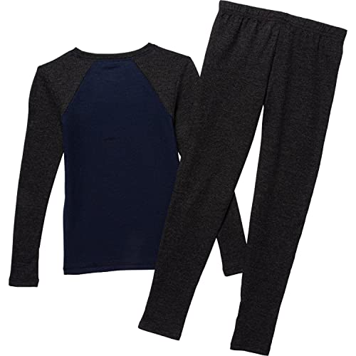 Boys Comfortech Stretch Poly 2 pc. Long Sleeve Crew & Pant Set2