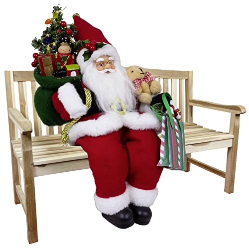 Christmas Paradise Sitzender Weihnachtsmann 30cm Deko-Figur...
