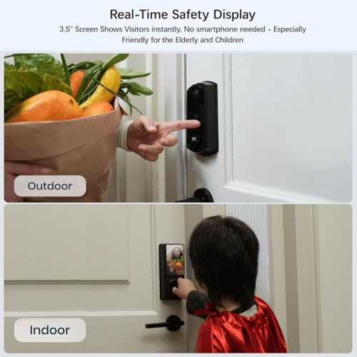 Smart Biometric Front Door Lock with Camera