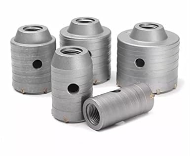 KROST Tcac Sds Shank Concrete Wall Drill Bit Hole Saw Cutter For Brick Cement Stone, 75Mm, Grey