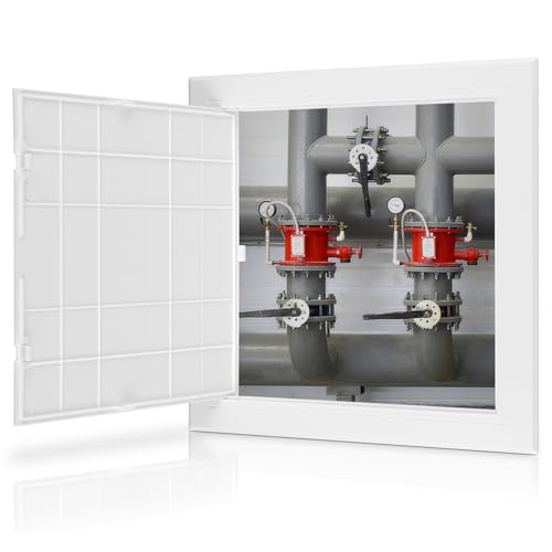 Drywall Access Panel 1212 in Plastic Wall Hole Cover for Ceiling Plumbing
