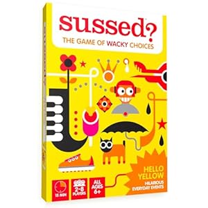 SUSSED The Wacky ‘What Would You Do?’ Social Card Game - Fun & Easy for Kids - Easter Basket Stuffer, Family Travel Game, Road Trip Activity - Ages 6 & Up - Yellow Pack SUSSED The Wacky What Would You Do Social Card Game Fun Easy for Kids Easter Basket Stuffer Family Travel Game Road Trip Activity Ages 6 Up Yellow Pack