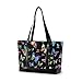 XiangHeFu Große Kapazität Computer-Einkaufstasche Picknick Mode Handtasche Casual Mysterious Rainbow Butterflies