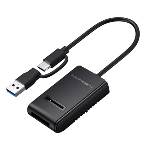 Boîtier NVME M.2 et SATA SSD externe CY horizontal USB-C et USB 3.0 ultra rapide
