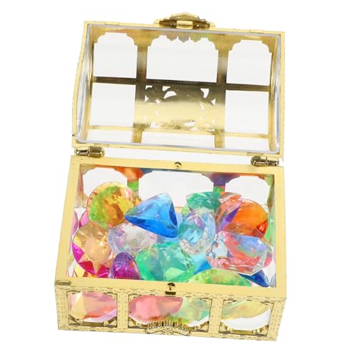 ifundom Pirate Pool Toys Set of Diving Gems Treasure Chest Boys and Girls Pool Toys