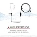 Cobra GA-SV01 2P Surveillance Walkie Talkie Headset Microphone, Compatibile with All Cobra MicroTalk Two-Way Radios, Silicone Ear Tip, Black, (2-Pack)