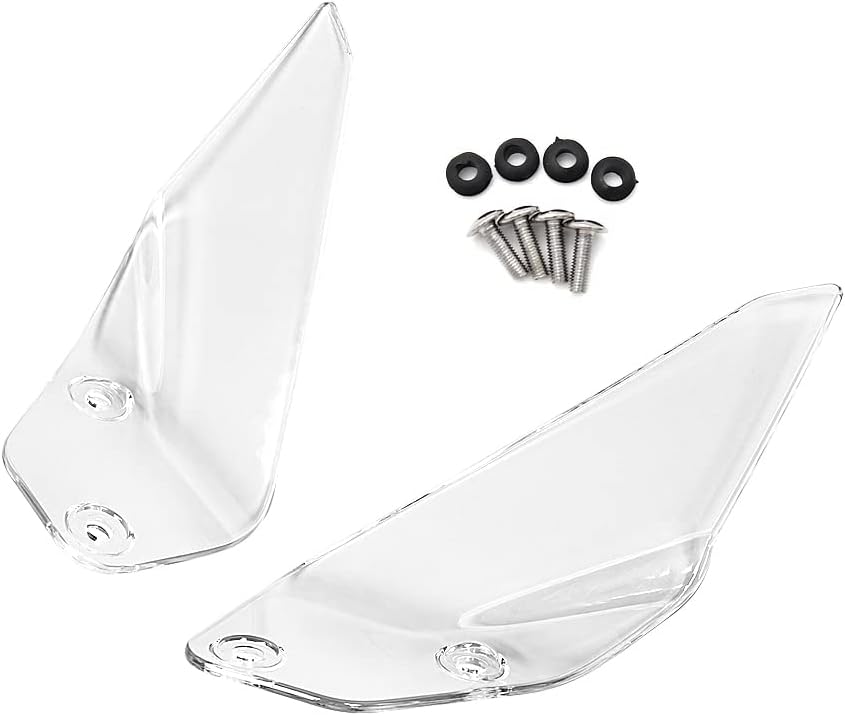 R 1200 1250 GS ADV Side Windshield Windscreen Panel Wind Deflector For BMW R1200GS Adv 2014-2020 R1250GS Adventure 2019-2024(Transparent)