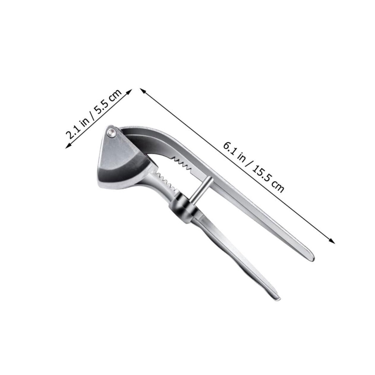 CIYODO 2pcs Aluminum Alloy Garlic Press Ergonomic Manual Garlic Mincer Tool for Effortless Crushing Kitchen and Convenient for Home and Restaurant Use