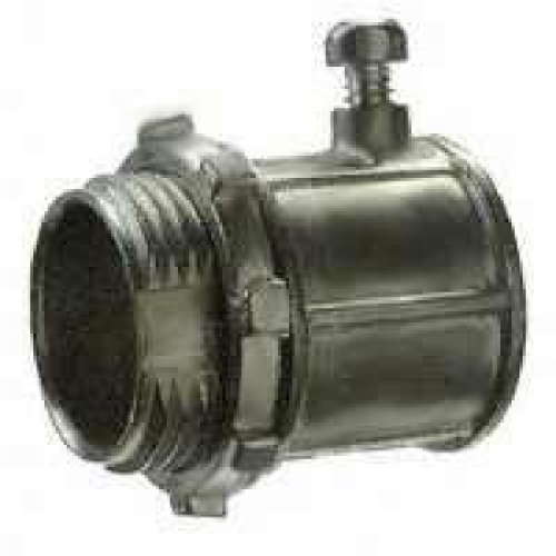 Halex 21212 5 Count 3/4-Inch Zinc Set Screw Connector