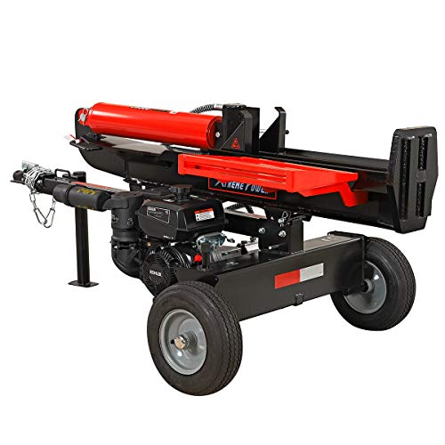 Xtremepowerus 65070 Dual Position Log Splitter W/Auto Return Gas 9.5Hp 37-Ton Hydraulic Wood Firewood Cutter Machine #TOP1