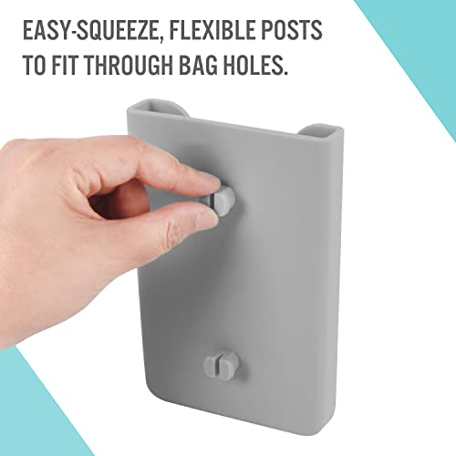 Tributary Brands - Grey Phone Holder for Bogg Bag and Simple Modern Bag - Made of Silicone and Fits All Phone Sizes