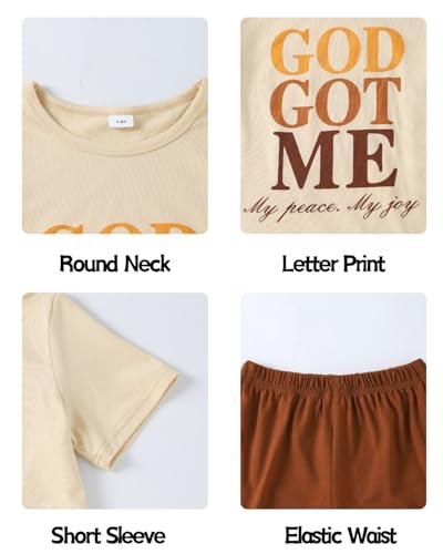 Image of Boys 2 Piece Outfits Short Sleeve Basketball Pattern T-Shirt and Shorts Summer Clothes for Kids 5-12 Years