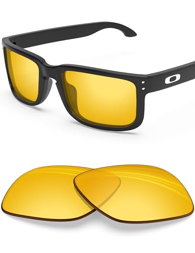 Image of BLAZERBUCK Anti-salt Replacement Lenses for Oakley Holbrook OO9102 Sunglasses, Anti-Scratch, Impact Resistant & Fit Perfectly