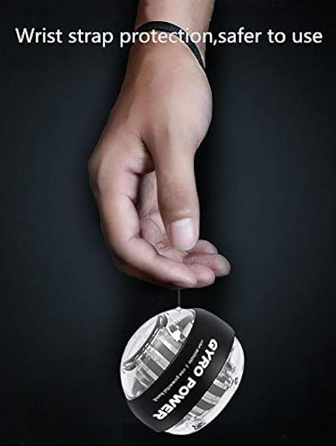 Self-Starting Wrist Gyro Ball, Wrist Strengthening Device, Hand Enhancer, Forearm Exerciser, Used to Strengthen Arms, Fingers, Wrist Bones and Muscles