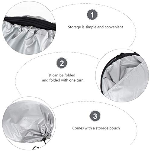 CLISPEED 1 Conjunto visor solar protetores solares de pára-brisa protetor solar para carro Protetor