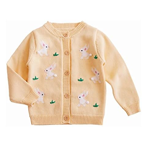 Toddler Girls' Rabbit Cardigan Sweater Cover