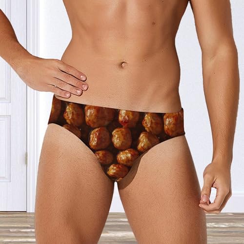 Tater Tots Food Novelty Men's Brief Swimwear Pants Swimming Trunks Beach Shorts Underwear4
