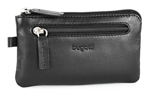 Bugatti Primo Etui Porte Clef Cuir, Porte-Monnaie - Noir