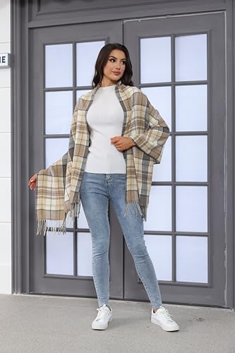 Plaid Scarf - Dressy & Casual Winter Scarf for Women Winter Accessories, Fall & Spring Fashion2