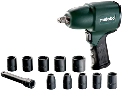 Metabo Druckluft-Schlagschrauber DSSW 360 Set 1/2\" (604118500) Kunststoffkoffer, Arbeitsdruck: 6.2 bar, Luftbedarf: 6 l/s, Vierkantaufnahme: 1/2\" Metabo Druckluft-Schlagschrauber DSSW 360 Set 1/2\" (604118500) Kunststoffkoffer, Arbeitsdruck: 6.2 bar, Luftbedarf: 6 l/s, Vierkantaufnahme: 1/2\"