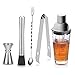Zestaw barman Kit 5- częściowy zestaw koktajli Shaker Set Perfect Home Bar Narzędzie Zestaw do niesamowitego przebiegu napojów Mieszanie Wszystkie potrzebne do zestawu narzędzi Bartender
