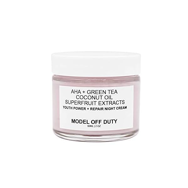 Model-off-Duty-Beauty-Youth-Power-Repair-Night-Cream-Neck-Cream-Alpha-Hydroxy-Acids-AHA-Organic-Natural-Face-Moisturizer-Creme-Anti-Wrinkle-Dark-Spots-Improved-Elasticity-Firmer-Skin-2-oz Model off Duty Beauty Youth Power + Repair Night Cream | Neck Cream, Alpha Hydroxy Acids AHA | Organic & Natural Face Moisturizer Creme Anti Wrinkle, Dark Spots, Improved Elasticity, Firmer Skin -2 oz