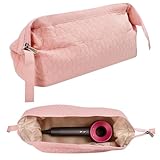 ASOUUNLD Reise Aufbewahrungstasche für Haartrockner Lockenstab Glätteisen Kosmetiktasche mit 2 Netzfächern Reisetasche Hair Tool Bag für Reisen Hotel & Zuhause(36x19x15cm)