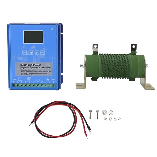 Piezas De Energía Eólica Solar, Controlador Híbrido Solar Eólico Modo Ajustable Buena Disipación De Calor Universal Para Sistemas De Generación Fuera De La Red 11 Piezas De Energía Eólica Solar, Controlador Híbrido Solar Eólico Modo Ajustable Buena Disipación De Calor Universal Para Sistemas De Generación Fuera De La Red 11