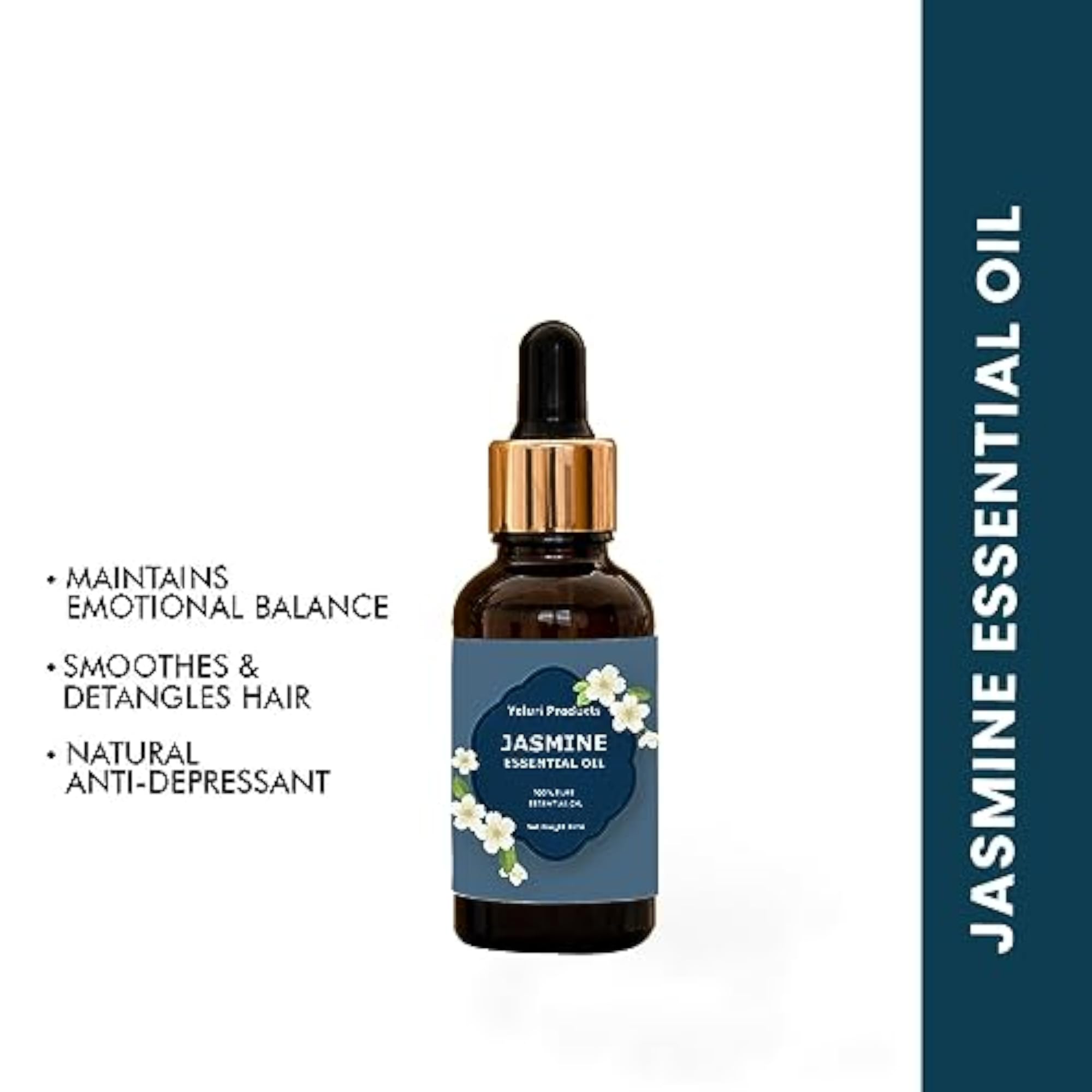 Yeluri Therapeutic Jasmine Oil Pack of 2, 30ml