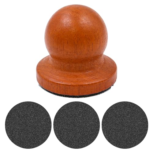 Tiardey Dog Nail Grinder Nail File with Replaceable Sandpaper Wooden Scratch Board Trimmer Kit for Pets, As