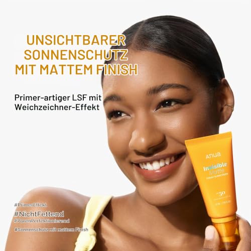 Anua Unsichtbares Matt-Finish-Sonnenschutzgel, Koreanische Hautpflege, 50ml – Ansicht 2