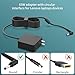 Charger for Lenovo Laptop IdeaPad 1/3/5 Slim 3/3i Flex 5 (14 15 16 Inch) V14 V15 V17 S145 S340 S540 320 320S 330 330S Lengthened Power Cord Round Tip AC Adapter 65W 45W