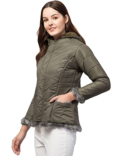Image of Generic Women's Nylon Standard Length Bomber Jacket