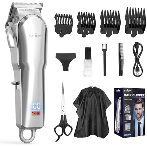 Sejoy Cordless Hair Clippers Grooming Kit Cover