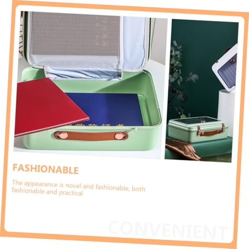 Papiers de Voyage Bien Rangés avec le Sac Multi-Couches Vert Uonlytech Portable