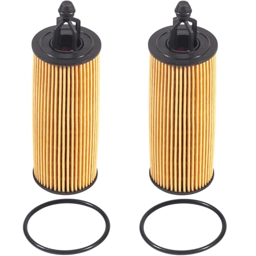 68191349AC Oil Filter for Jeep Grand Cherokee 3.6 Wrangler JK Chrysler 300 Durango Grand Caravan Journey Ram 1500 2500 3500 3.6L 2012 2013 2014 2015 2016 2017 2018-2021 68191349AA 68191349AB 2Set.