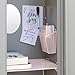 U Brands 4145U01-06 Locker Organizer and Decorating Kit, Back to School Essentials, Blush, 11-Piece, Includes Mirror, Shelf, Magnets, and Other Accessories