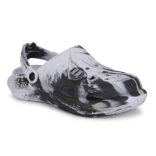 Image of Liberty Lucy & Luke ALEX-02E Casual Clogs for Kids - Black, Navy Blue & Teal Blue | Slip-On Comfort, Comfortable & Lightweight | Ideal for All-Day Wear | Suitable for Indoors /Outdoors