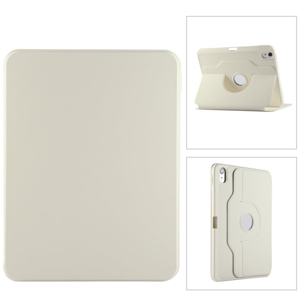 Generic Custodia compatibile con iPad Air 10.9 4a / 5a generazione (colore: beige) custodia girevole intelligente antiurto supporto in pelle flip cover