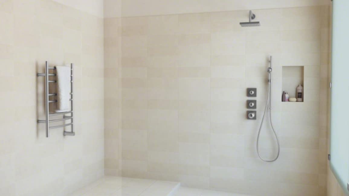 Mr Steam W328TSSP W328 8-Bar Wall Mounted Electric Towel Warmer with Digital Timer, Size, Polished Stainless Steel