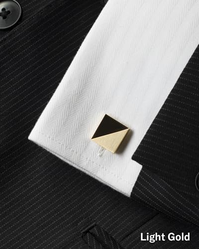 Image of [TAVARAT] Cufflinks for Men cuff links mens Black Silver Light Gold Tps-166