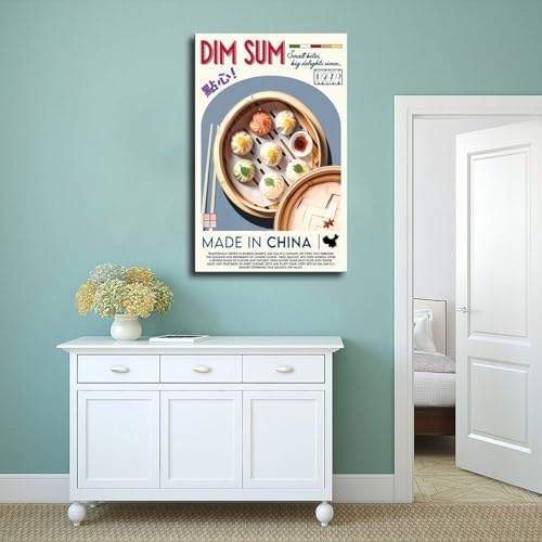 Poster Dim Sum décoration murale salon et chambre 61x91