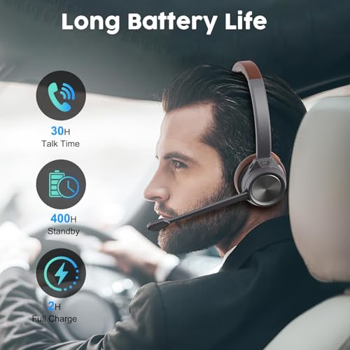 Auriculares Bluetooth con micrófono MAIRDI inalámbricos de oficina 4